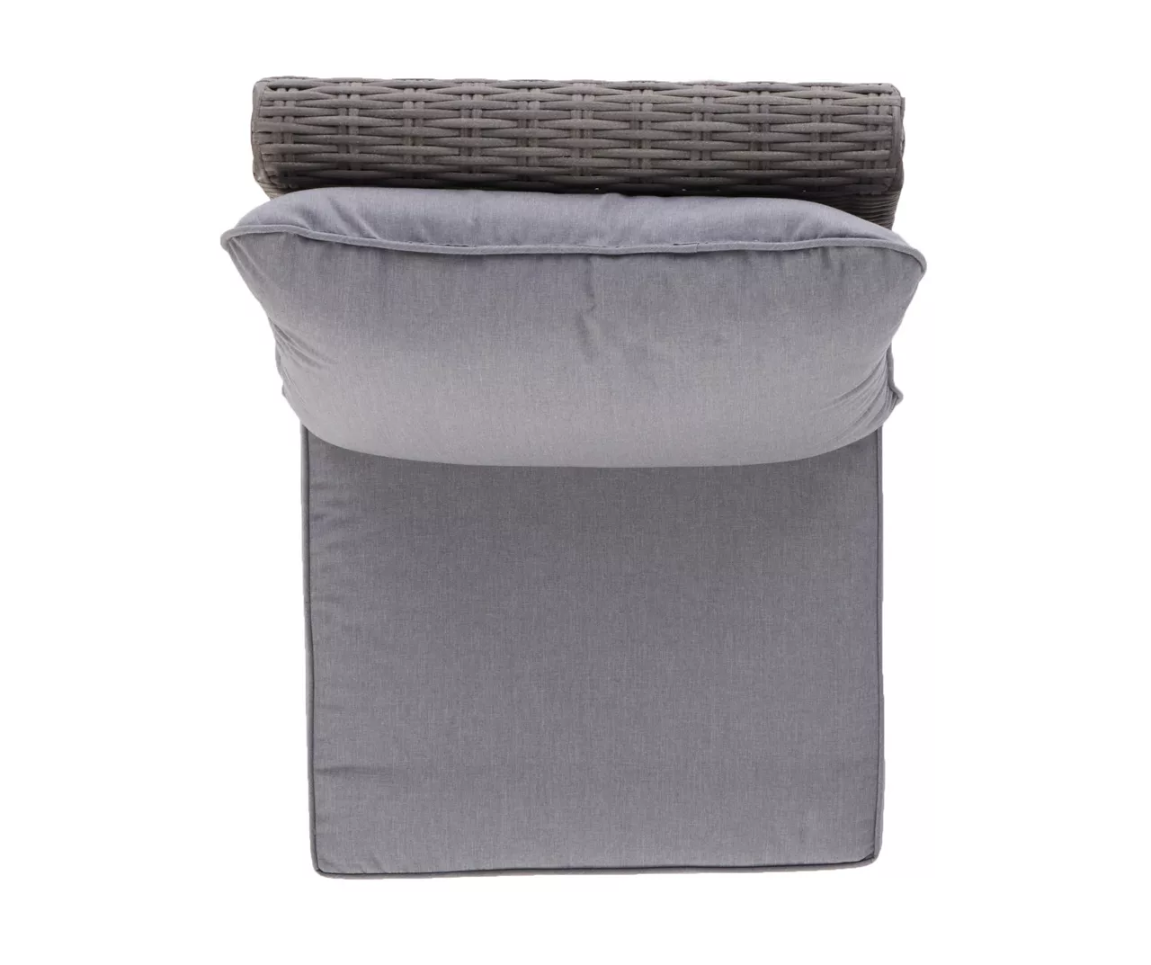 Pembroke All-Weather Wicker Cushioned Patio Armless Sofa Chair - Image 13