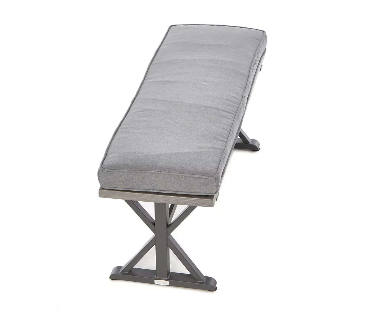 Pembroke Steel Cushioned Patio Dining Bench - Image 3