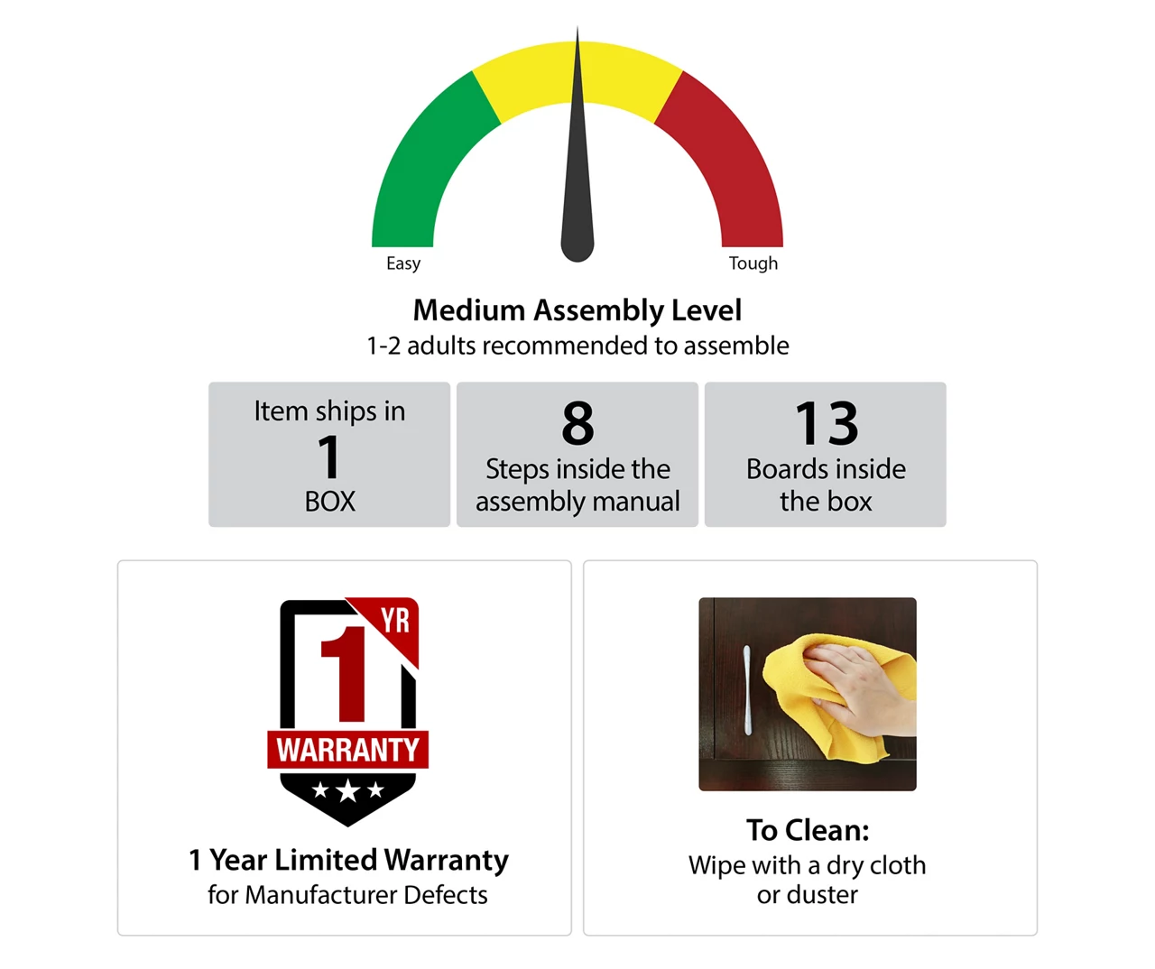 CosmoLiving Westerleigh Lift Top Desk - Image 10