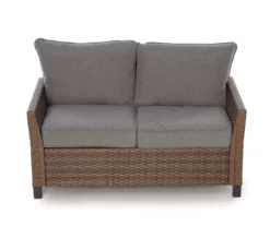 Broyhill Yorktown All-Weather Wicker Cushioned Patio Loveseat