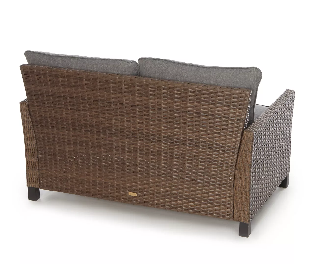 Broyhill Yorktown All-Weather Wicker Cushioned Patio Loveseat - Image 5