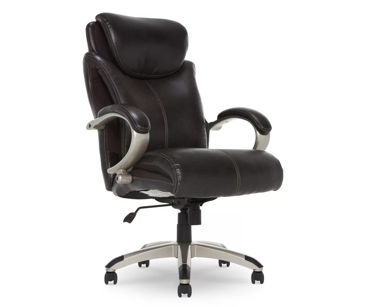 Dayton Dark Brown Big & Tall Bonded Leather Office Chair - Image 4