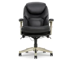 Claremont Black Bonded Leather Office Chair
