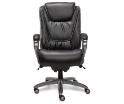 Baxter Black Big & Tall Bonded Leather Office Chair