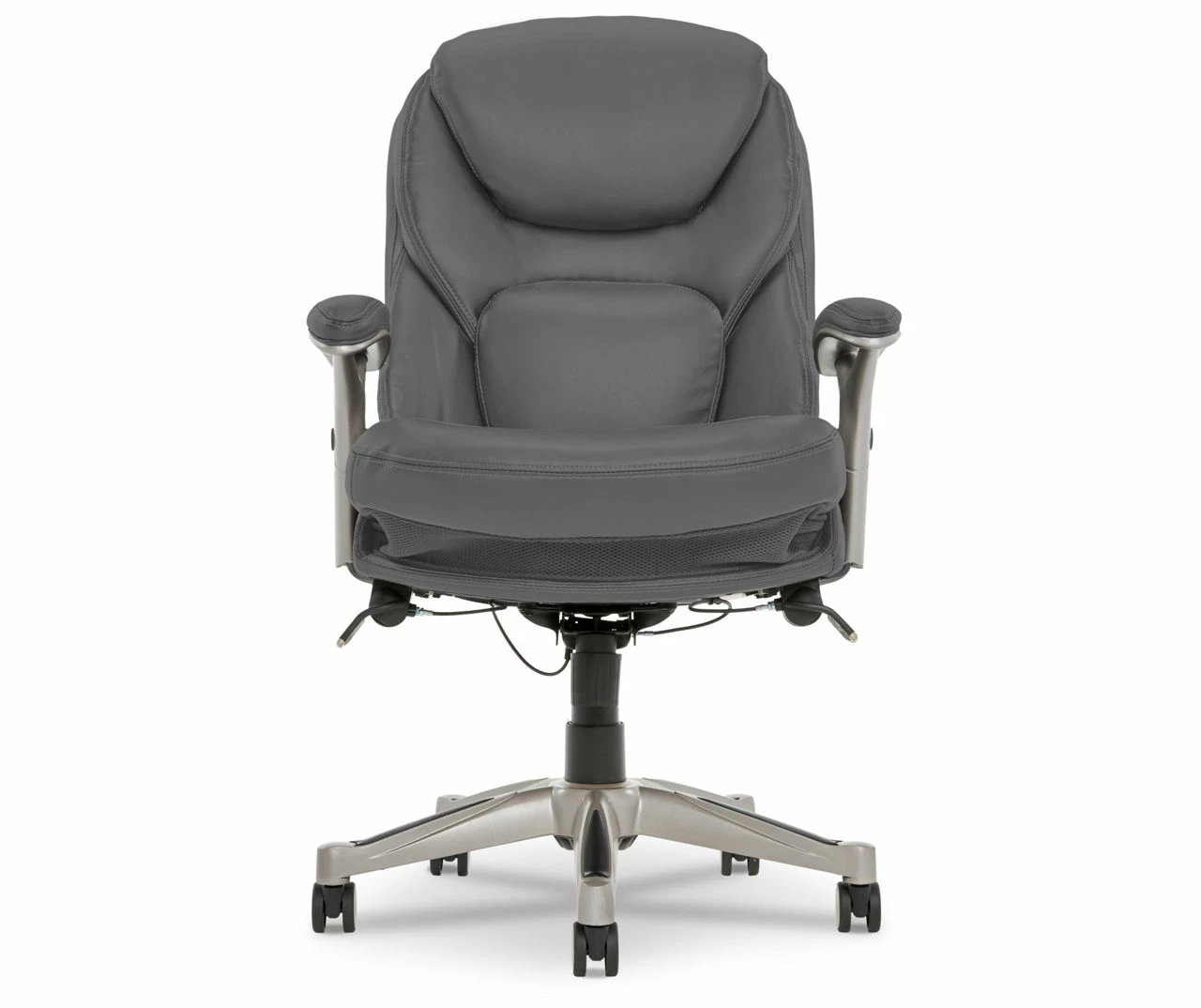 Claremont Gray Bonded Leather Office Chair