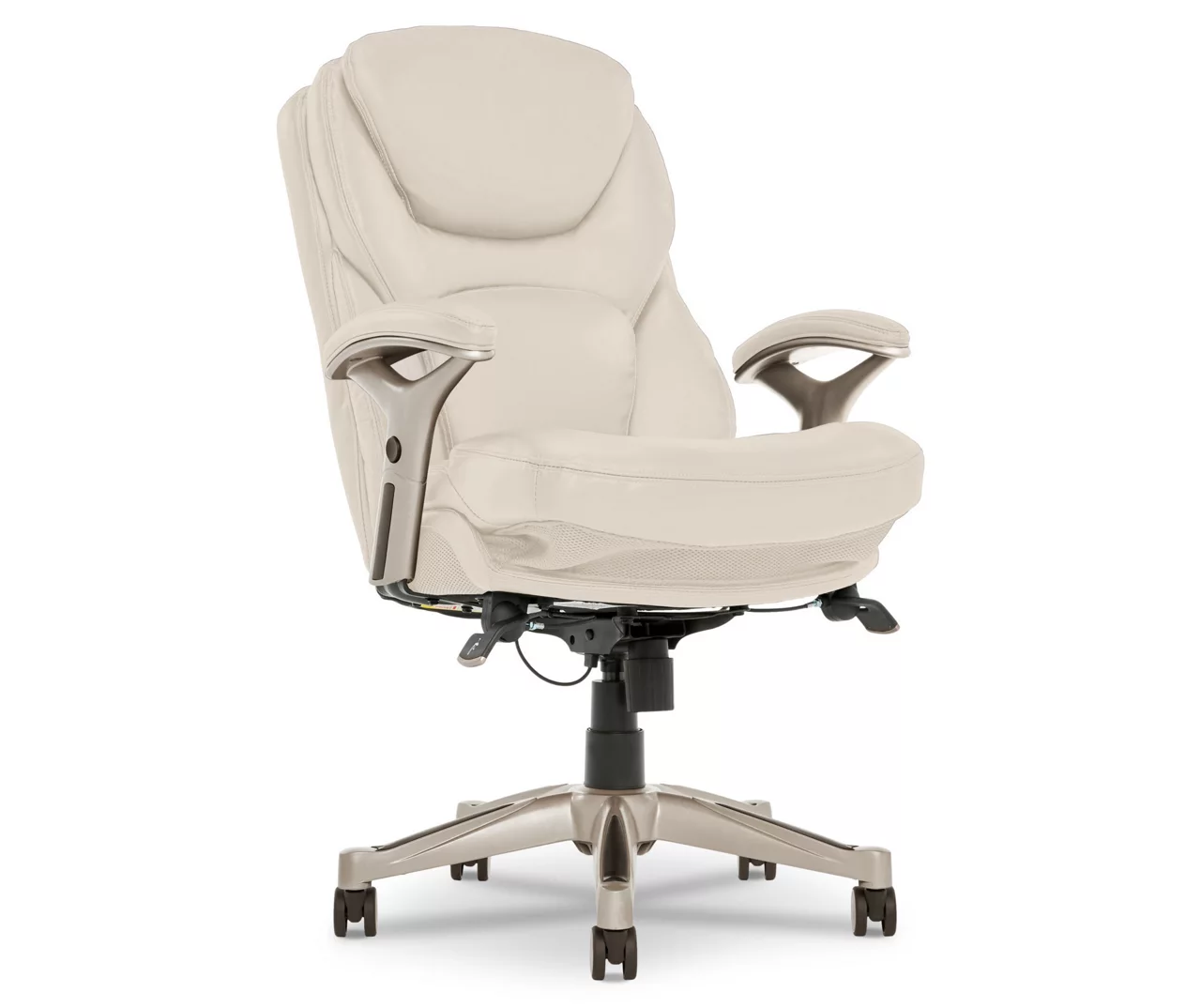 Claremont Ivory Bonded Leather Office Chair - Image 3