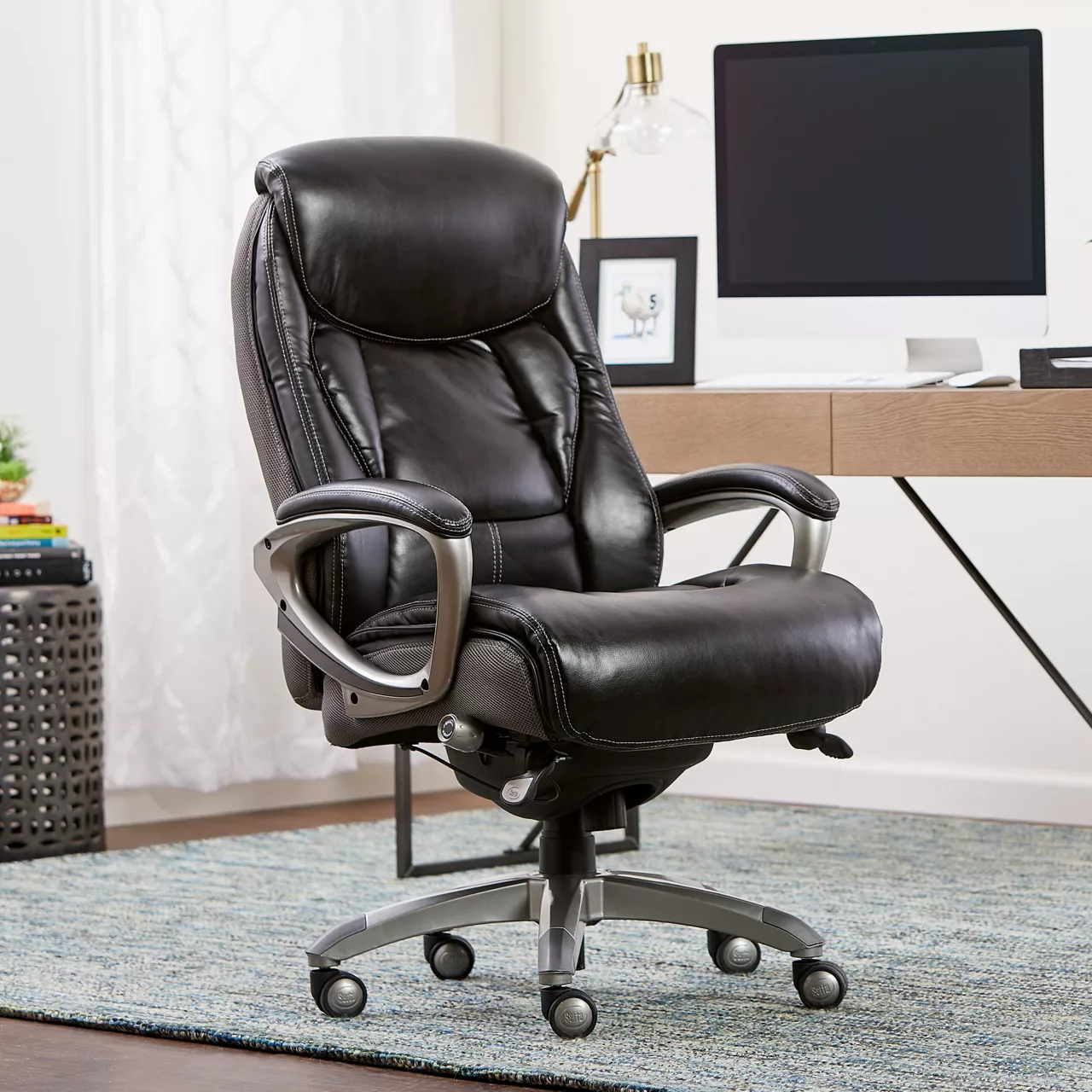 Serta Lautner Executive Bonded Leather Office Chair - Image 12