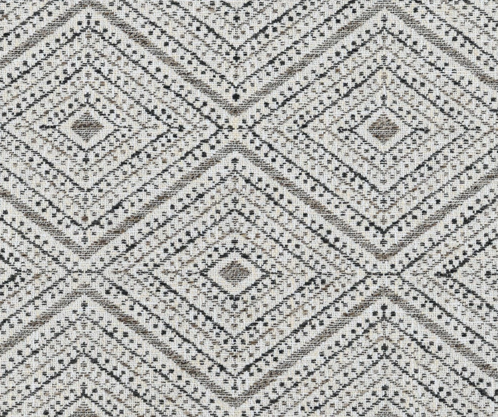 Gretna Diamond Sand Ottoman - Image 3