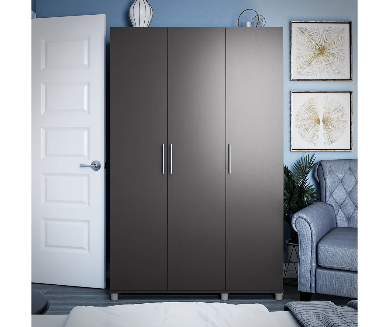 Systembuild Colwyn 3-Door Storage Wardrobe - Image 12