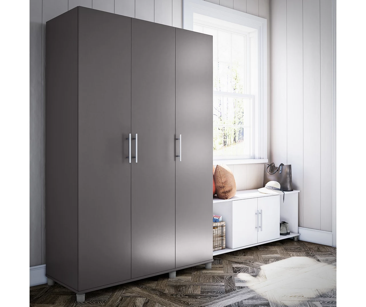 Systembuild Colwyn 3-Door Storage Wardrobe - Image 9