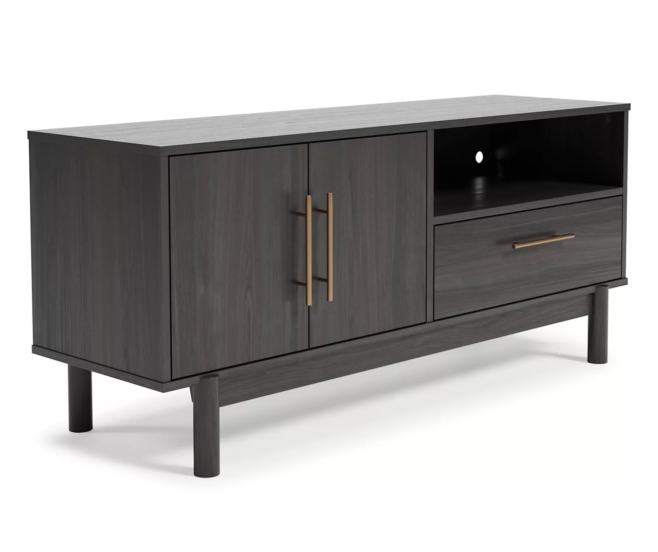 59" Brymont Dark Gray TV Stand - Image 2