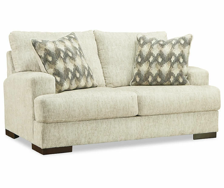 Caretti Parchment Loveseat