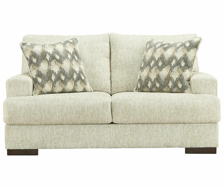 Caretti Parchment Loveseat - Image 6