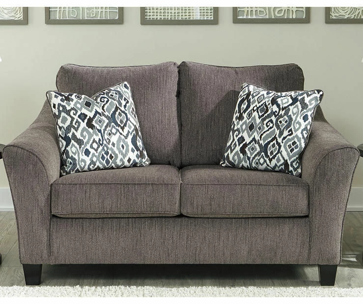 Nemoli Slate Loveseat - Image 4
