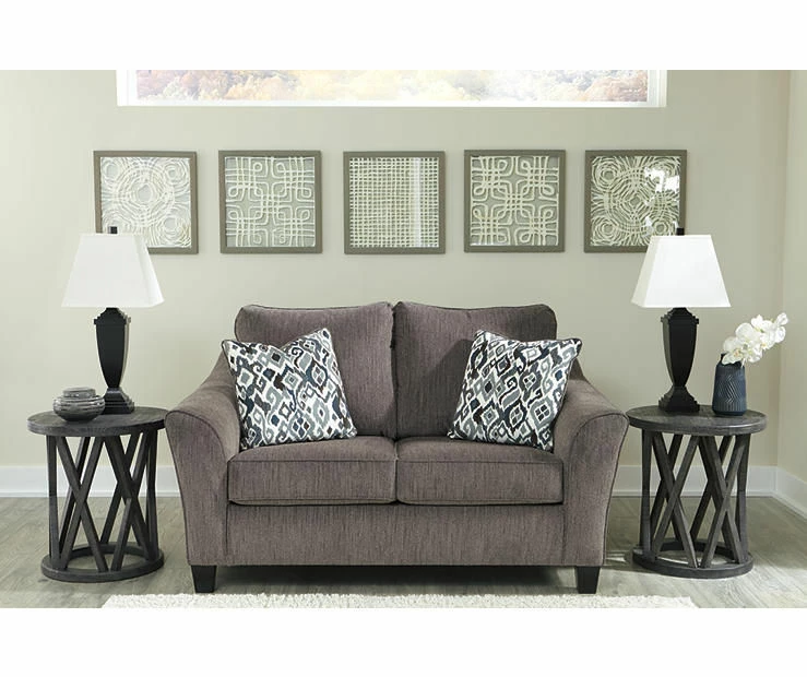 Nemoli Slate Loveseat - Image 8