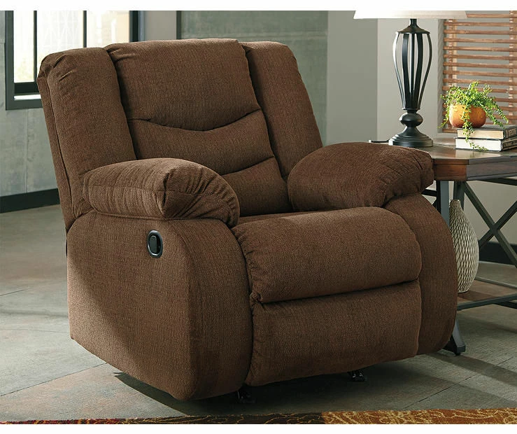 Tulen Chocolate Rocker Recliner - Image 2