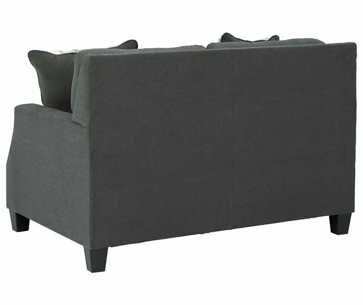 Bayonne Charcoal Loveseat - Image 4
