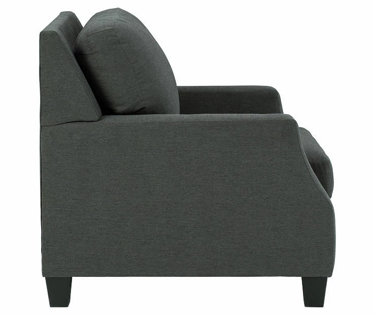 Bayonne Charcoal Armchair - Image 3