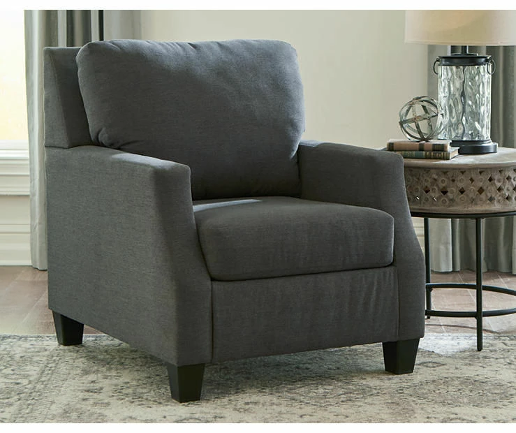 Bayonne Charcoal Armchair - Image 5