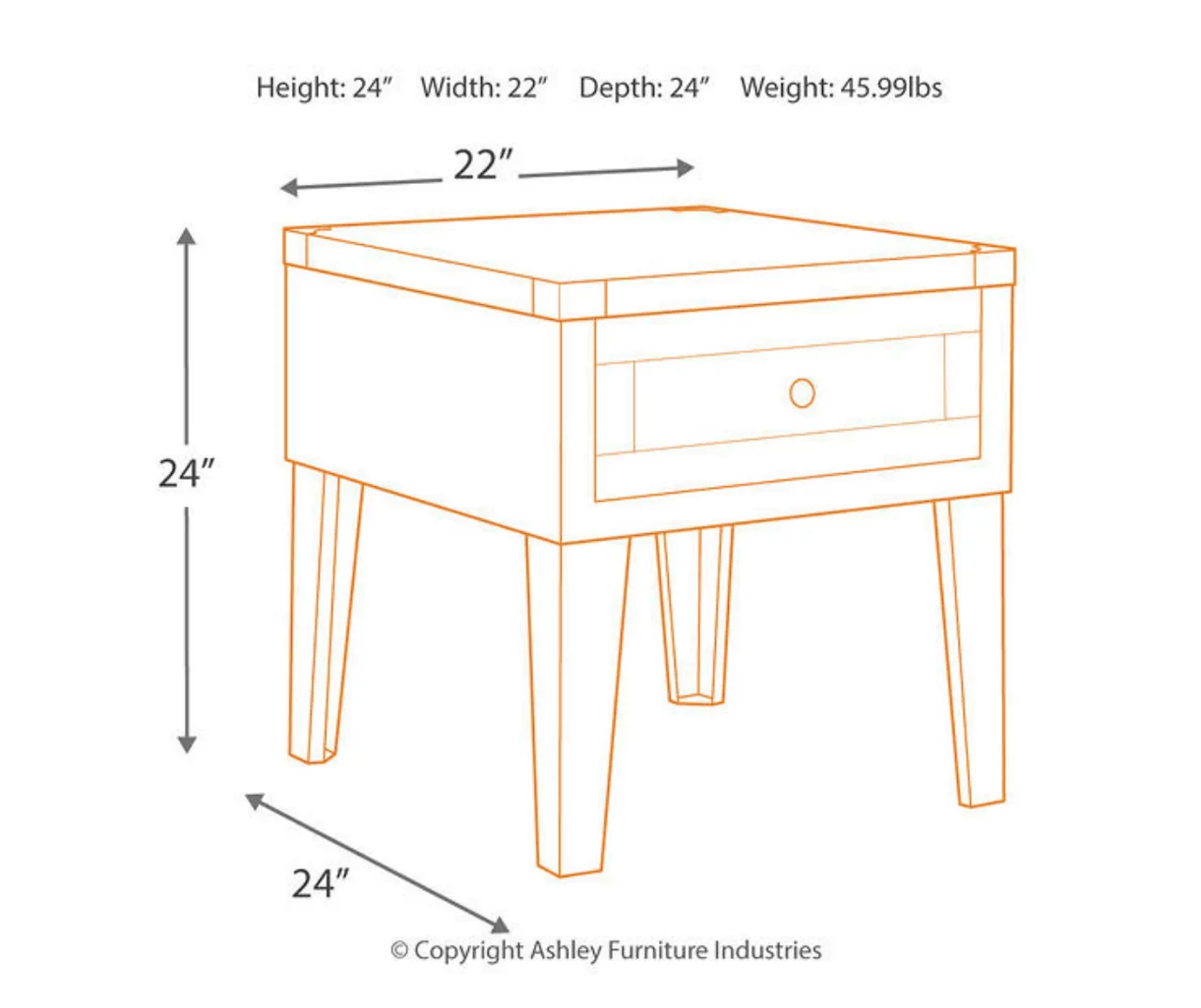 Chazney End Table - Image 4