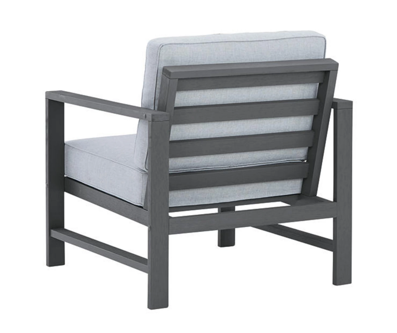 Fynnegan Gray Wood Cushioned Patio Lounge Chairs, 2-Pack - Image 6