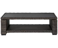 Grasson Lane All-Weather Wicker Patio Coffee Table