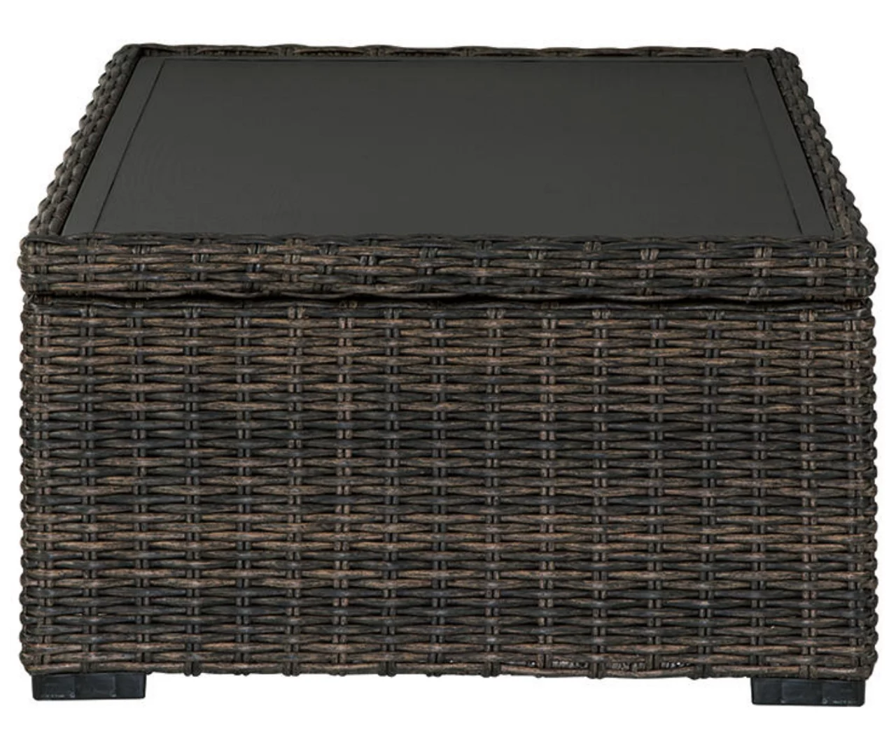 Grasson Lane All-Weather Wicker Patio Coffee Table - Image 4