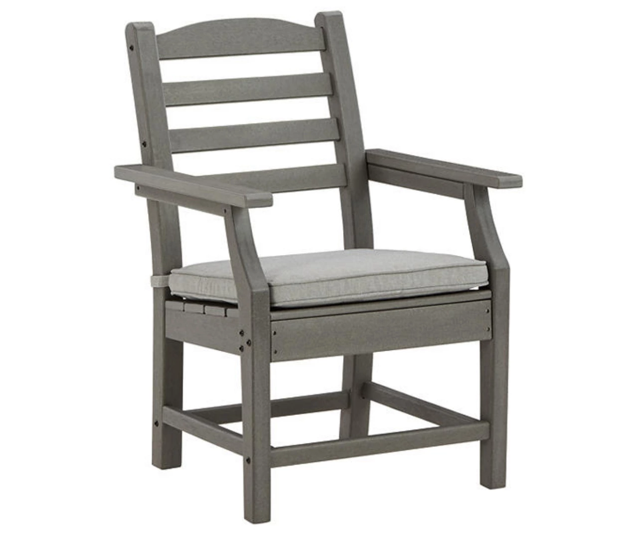 Visola Wood Look Cushioned Patio Armchairs, 2-pack - Image 2