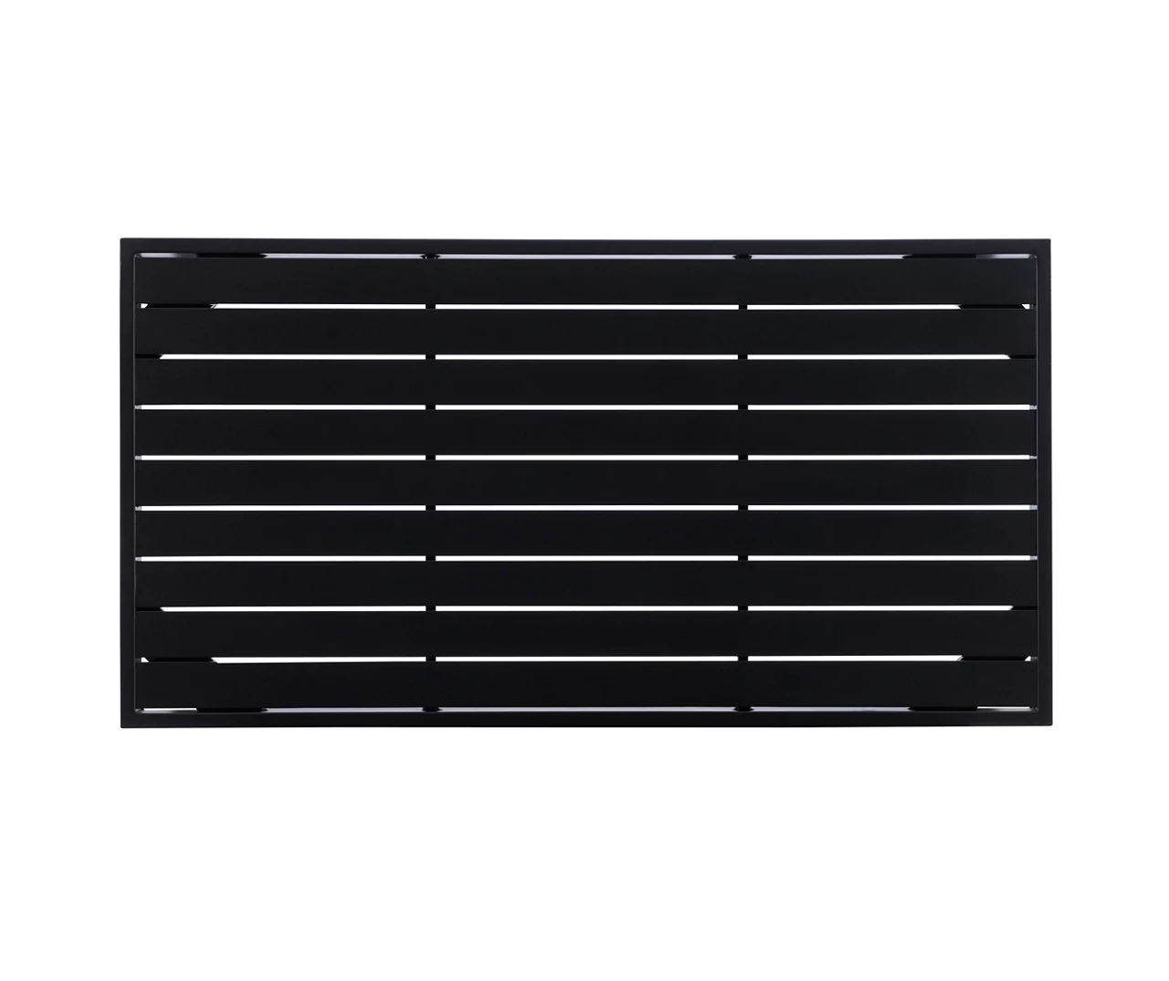 Marcy Black Metal Patio Coffee Table - Image 4