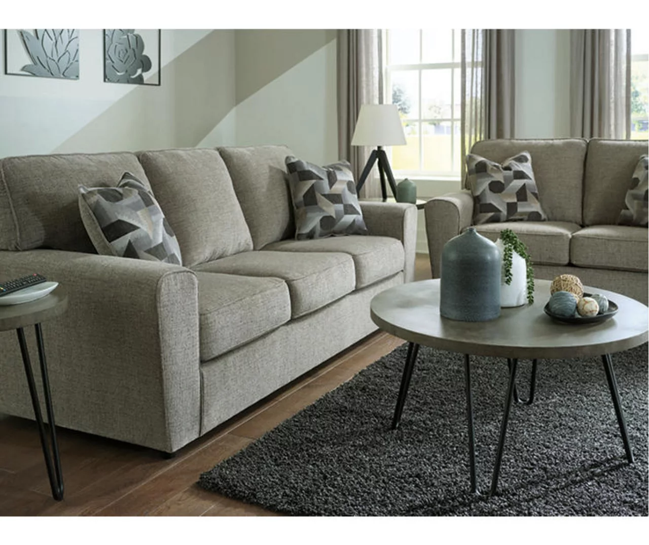Cascilla Pewter Sofa - Image 5