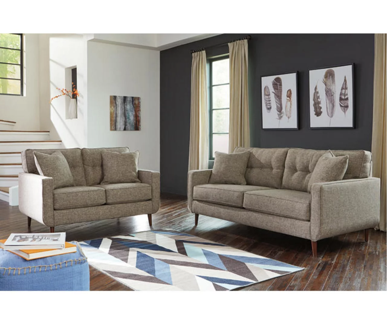 Dahra Jute Loveseat - Image 4