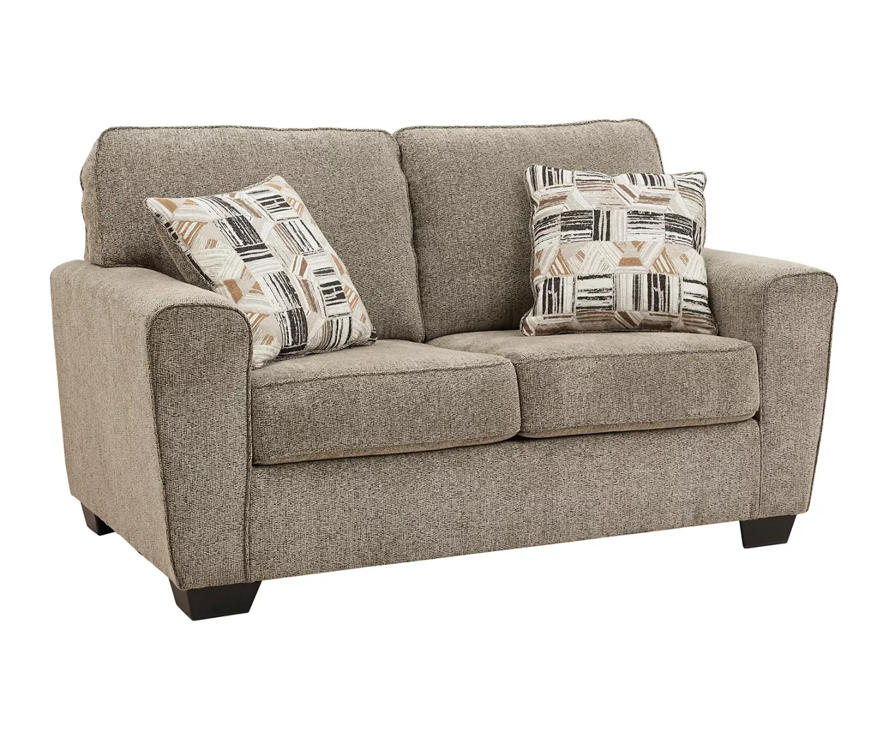 McCluer Mocha Loveseat - Image 2