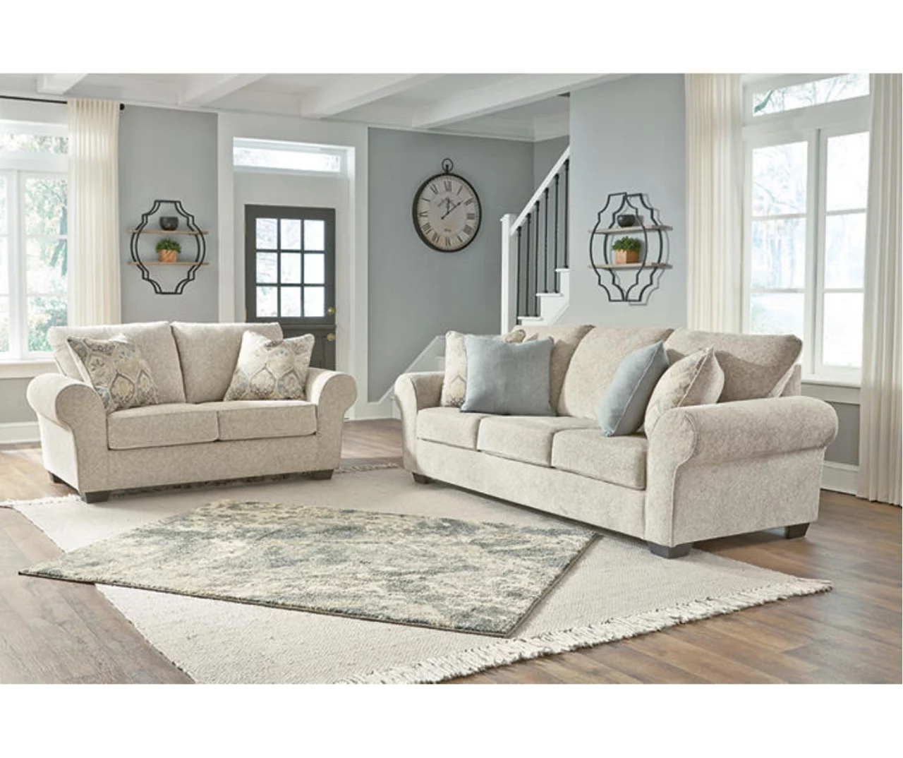 Haisley Ivory Sofa - Image 8
