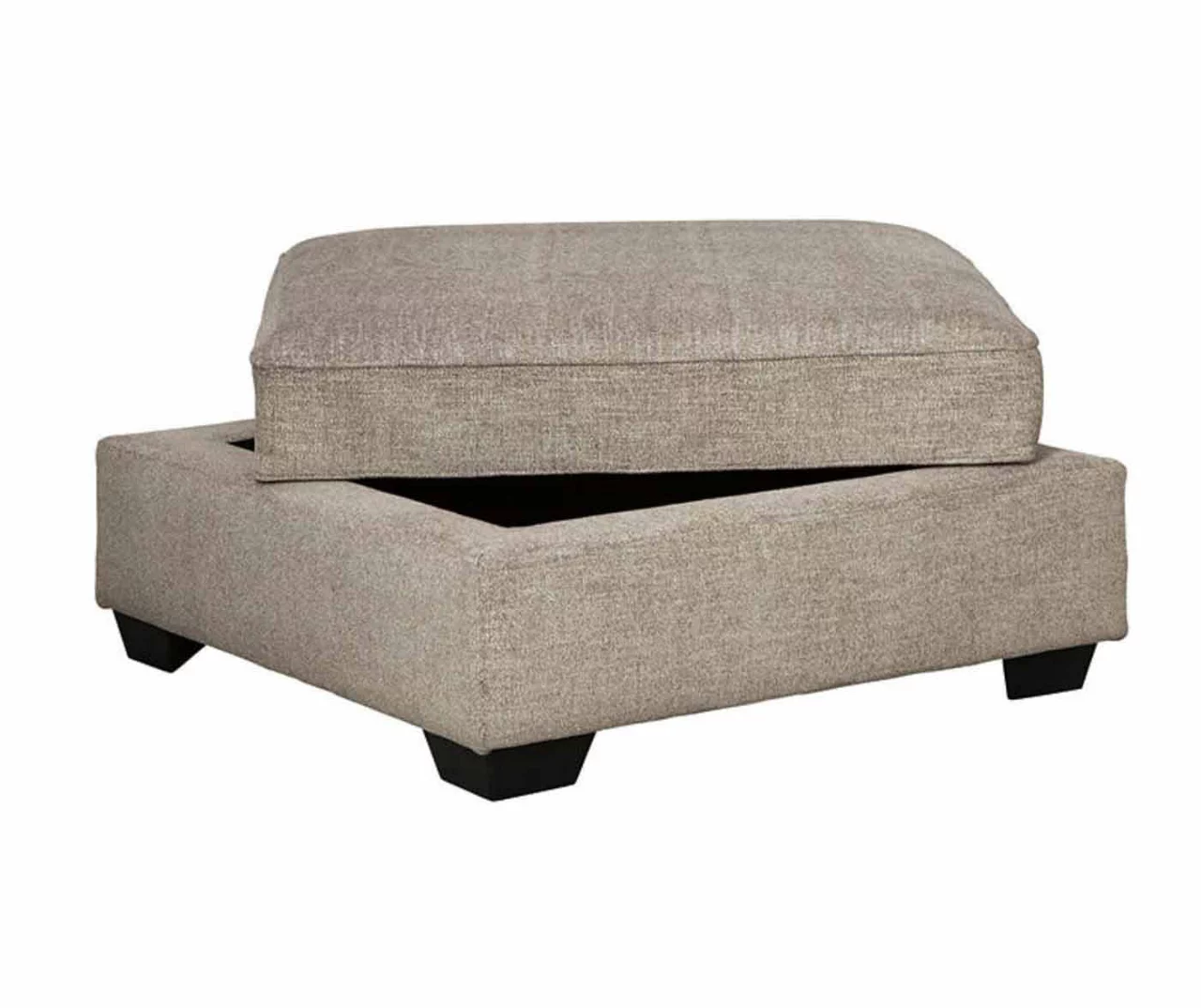 Bovarian Stone Storage Ottoman
