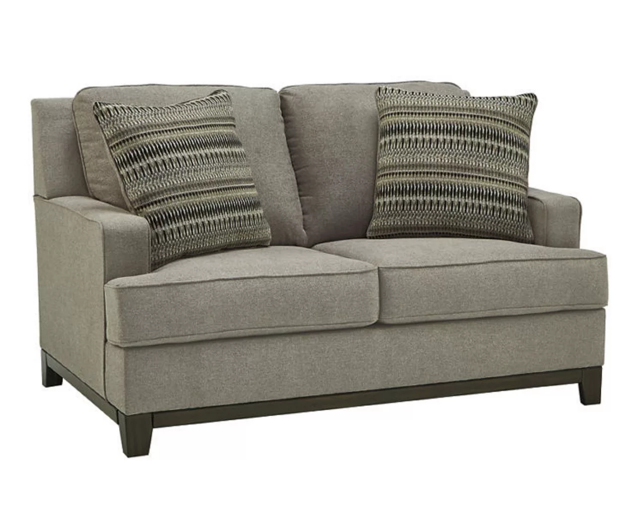Kaywood Gray Loveseat - Image 2