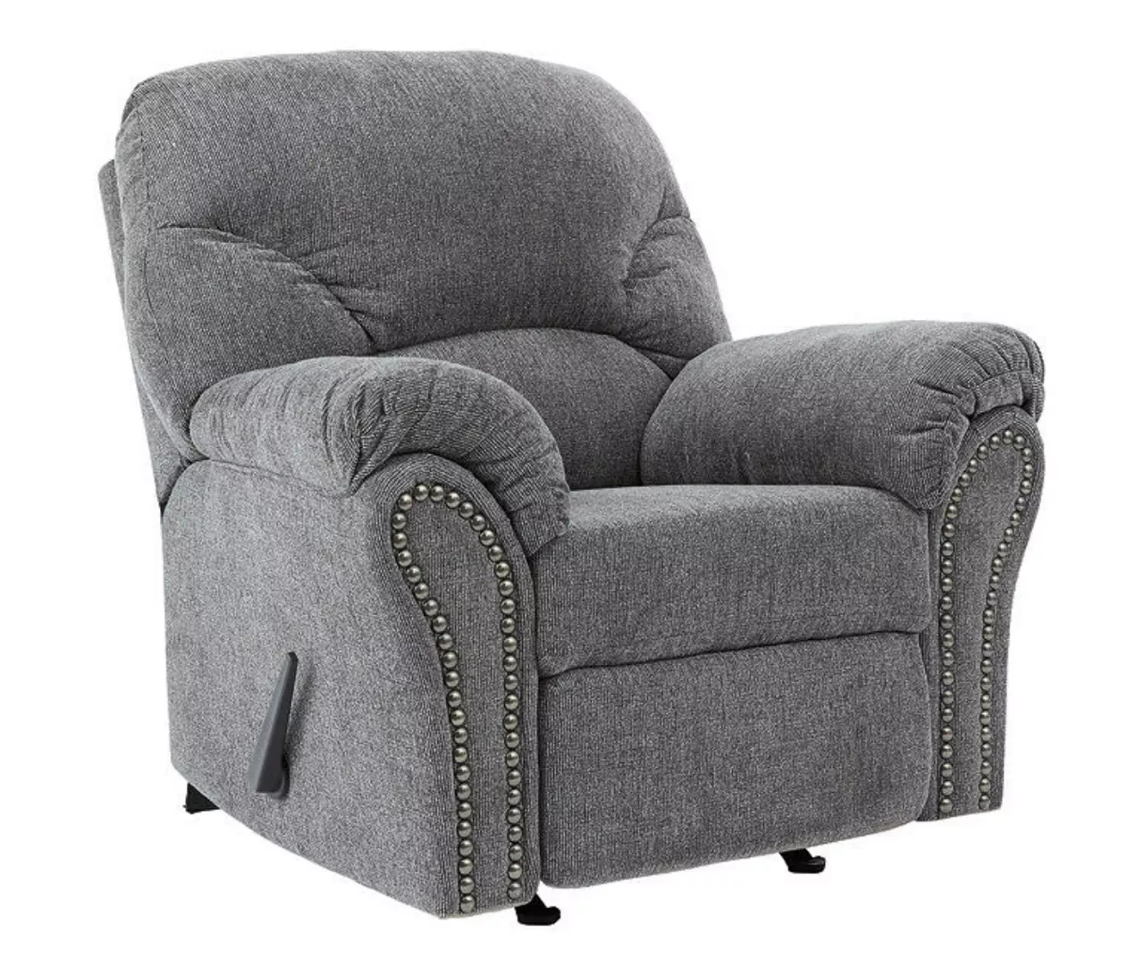 Allmaxx Gray Rocker Recliner - Image 5