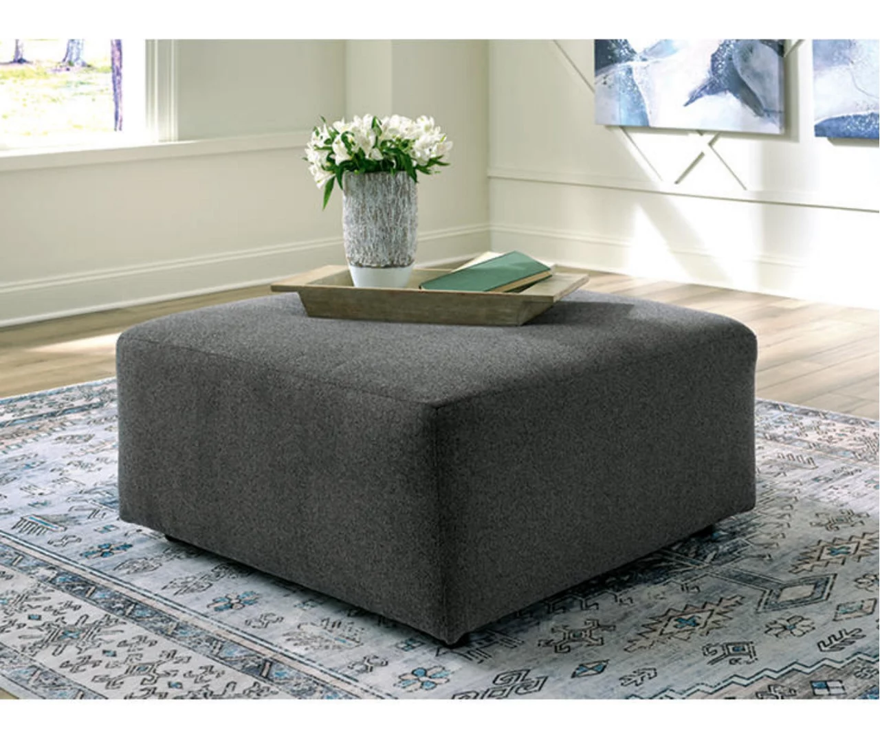 Signature Design By Ashley Edenfield Oversize Accent Ottoman - Image 5