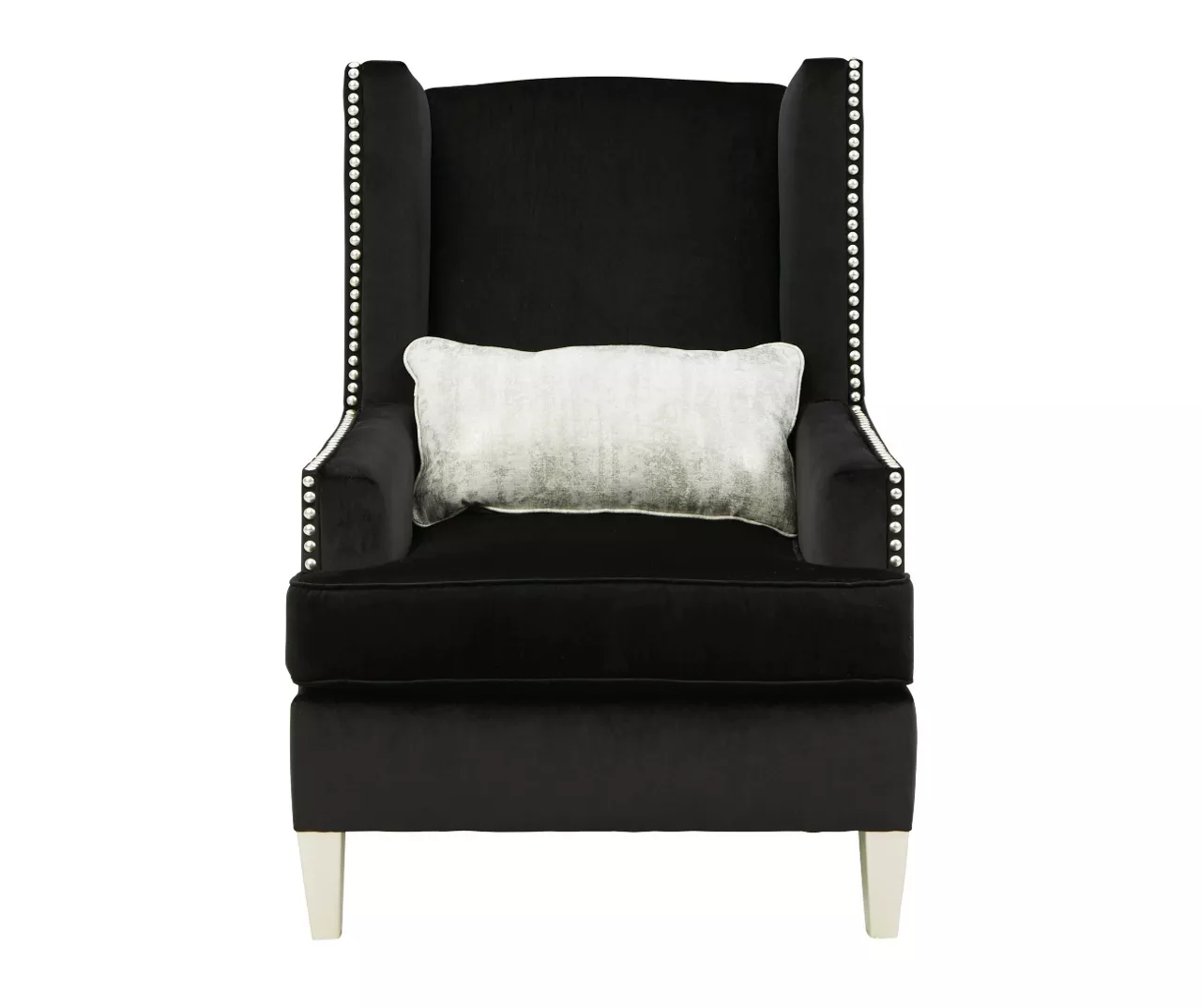 Harriotte Black Accent Chair