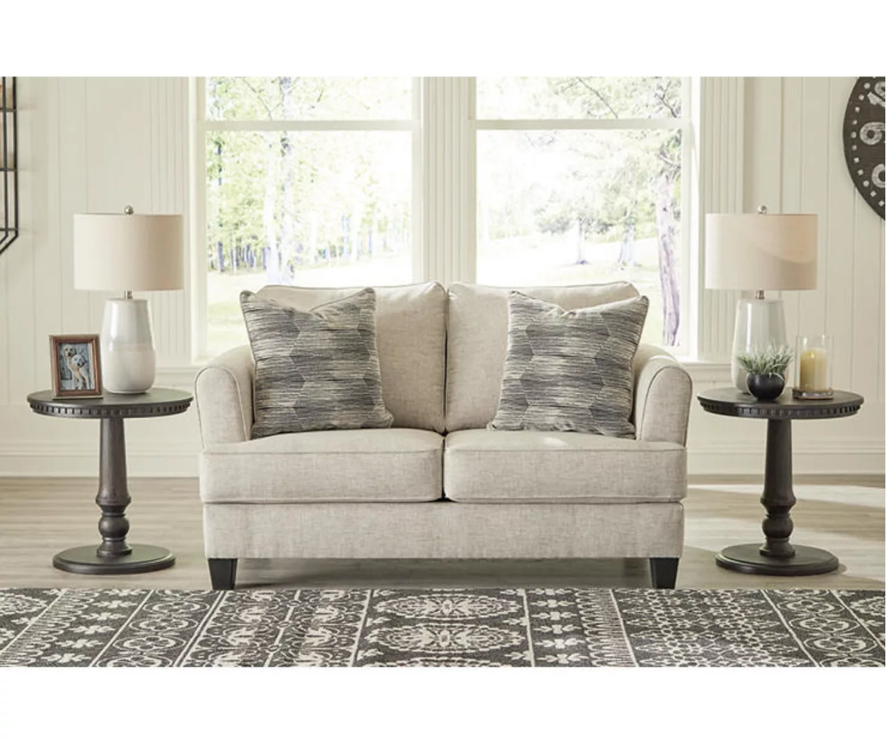 Callisburg Beige Loveseat - Image 6