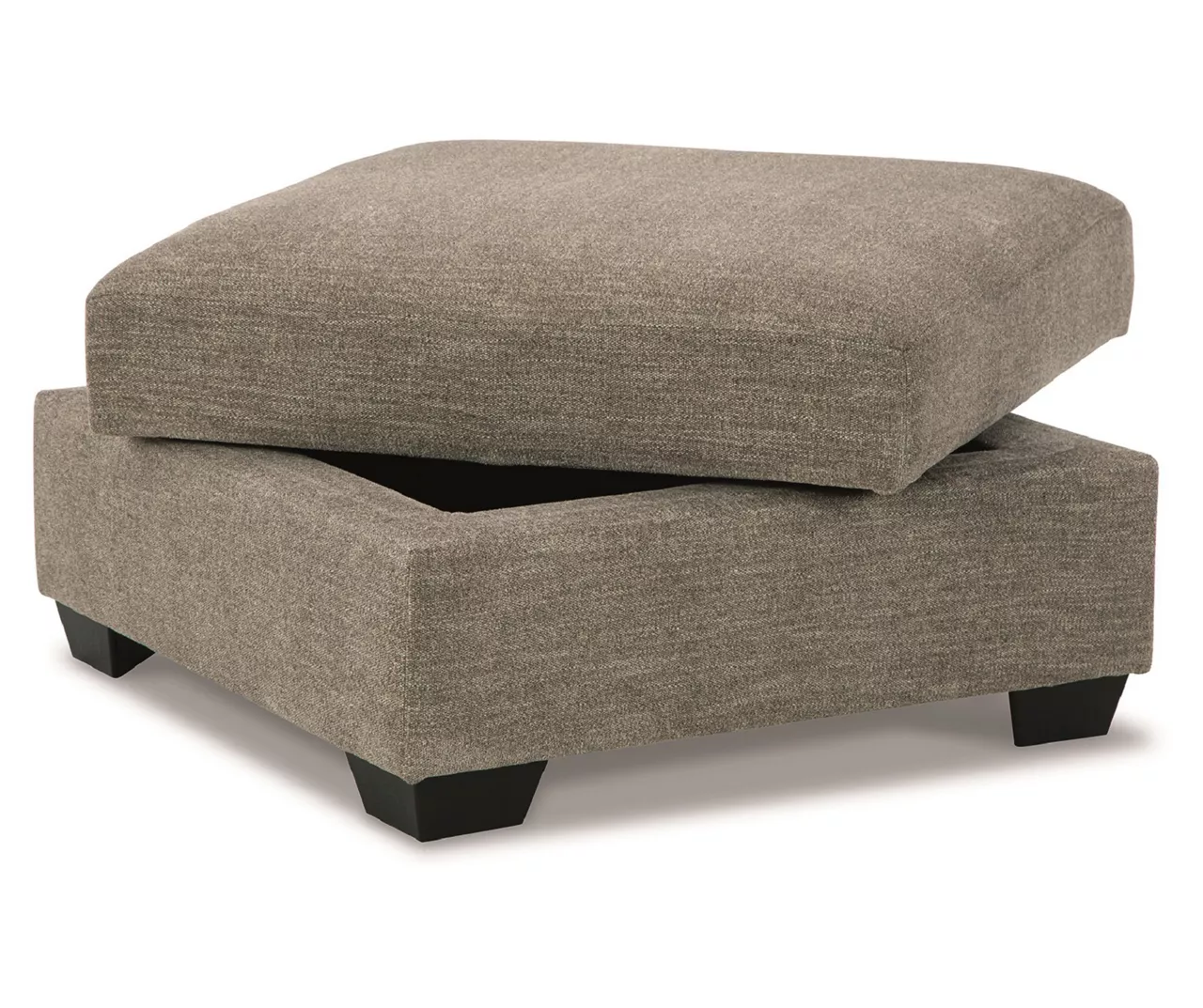 Creswell Gray Storage Ottoman - Image 4