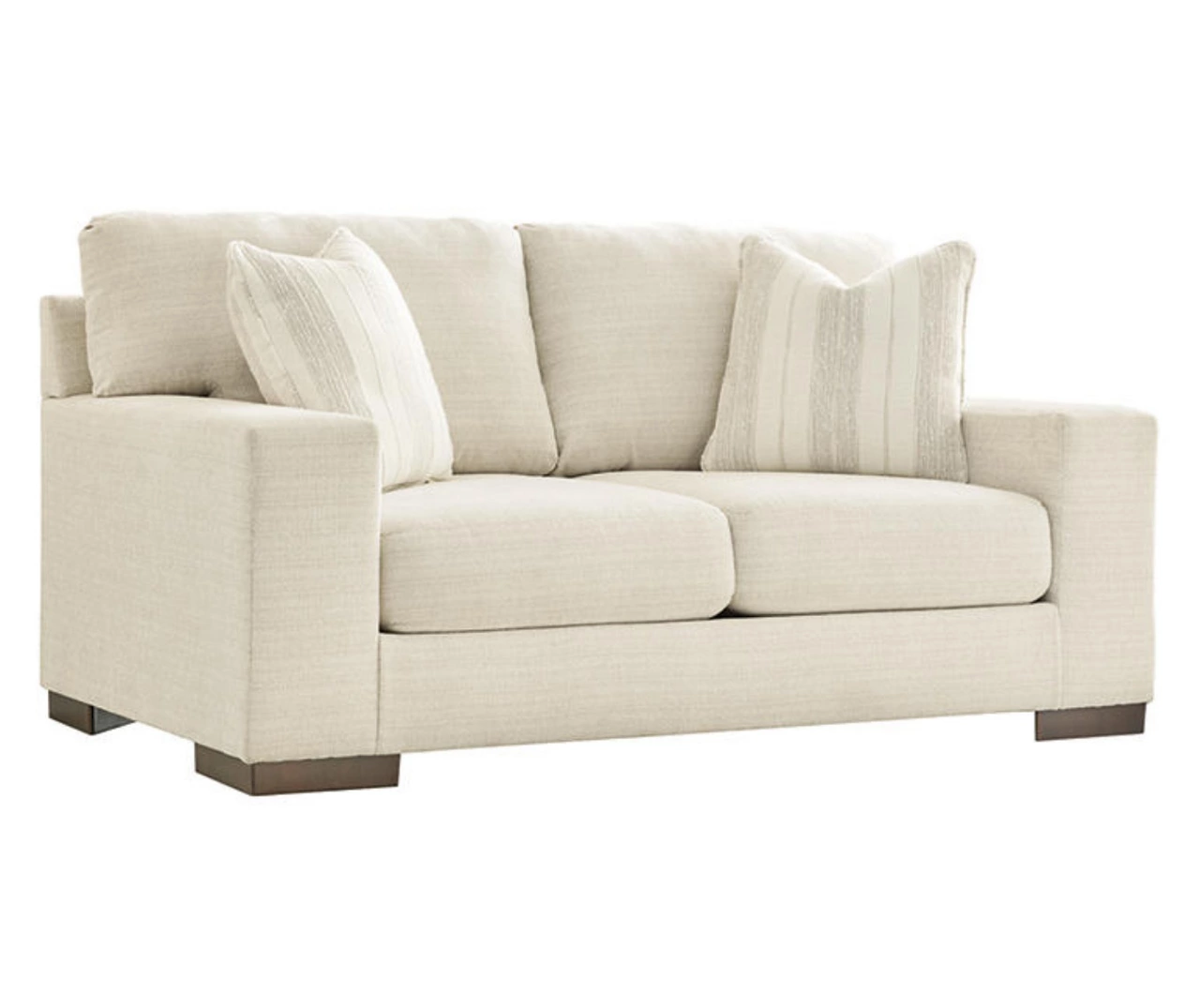 Maggie White Loveseat - Image 2
