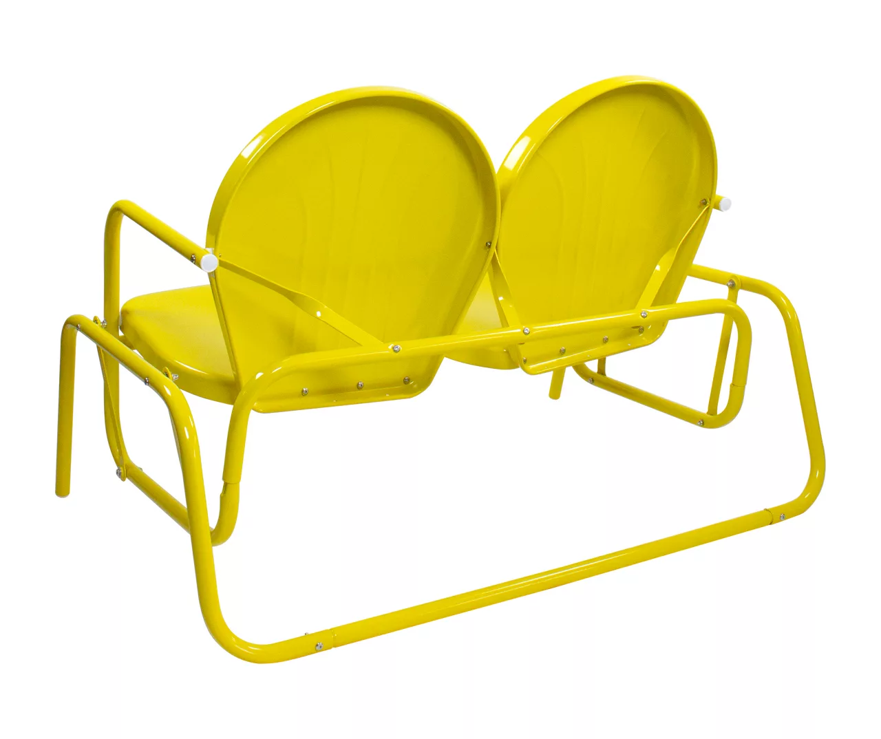 Northlight Retro Tulip Metal Patio Glider Loveseat - Image 12