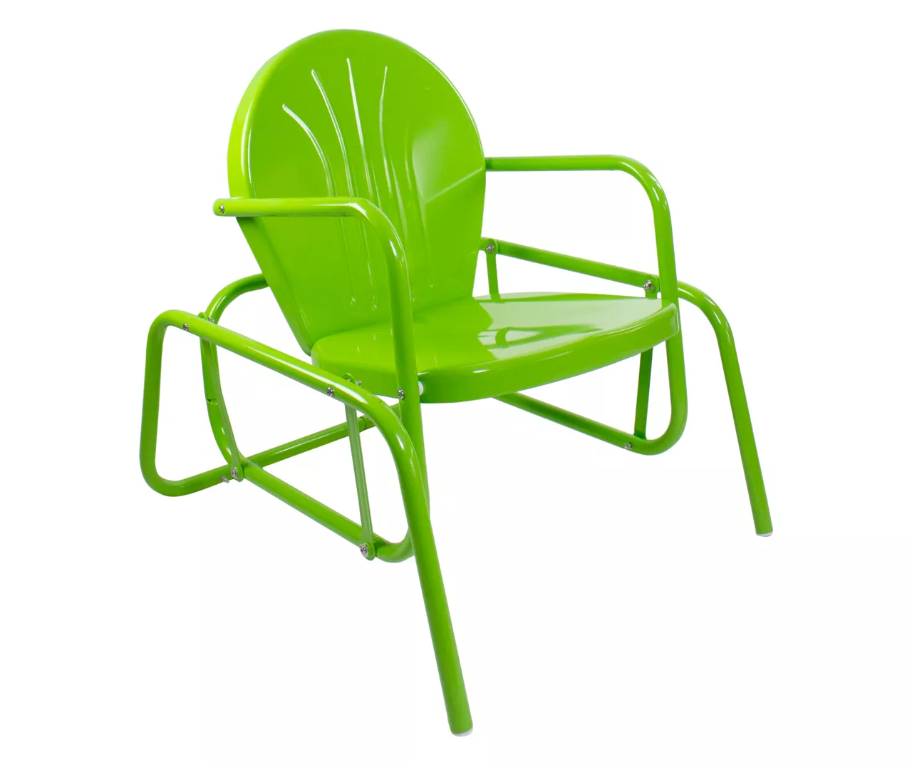 Northlight Retro Tulip Metal Patio Glider Chair - Image 13