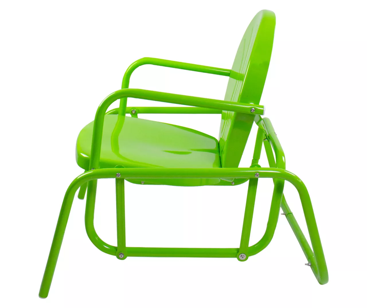 Northlight Retro Tulip Metal Patio Glider Chair - Image 14