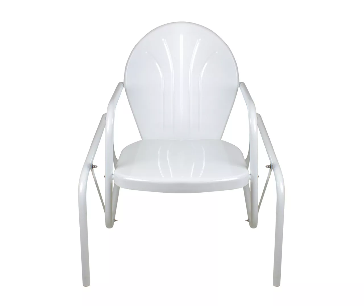 Northlight Retro Tulip Metal Patio Glider Chair - Image 5