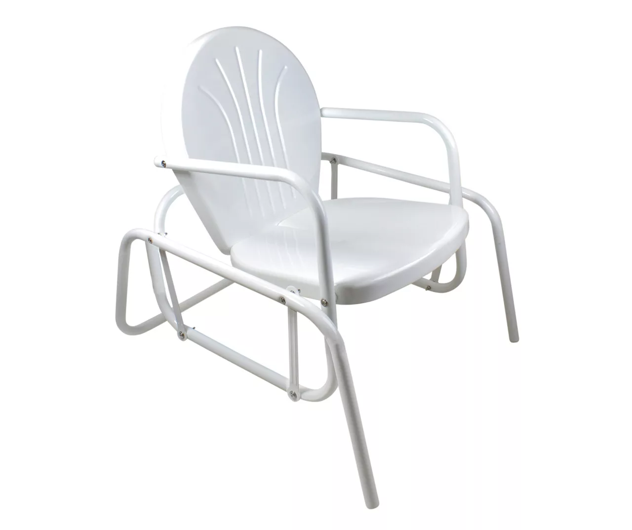 Northlight Retro Tulip Metal Patio Glider Chair - Image 20