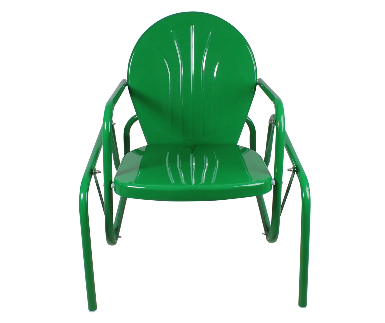 Northlight Retro Tulip Metal Patio Glider Chair - Image 2