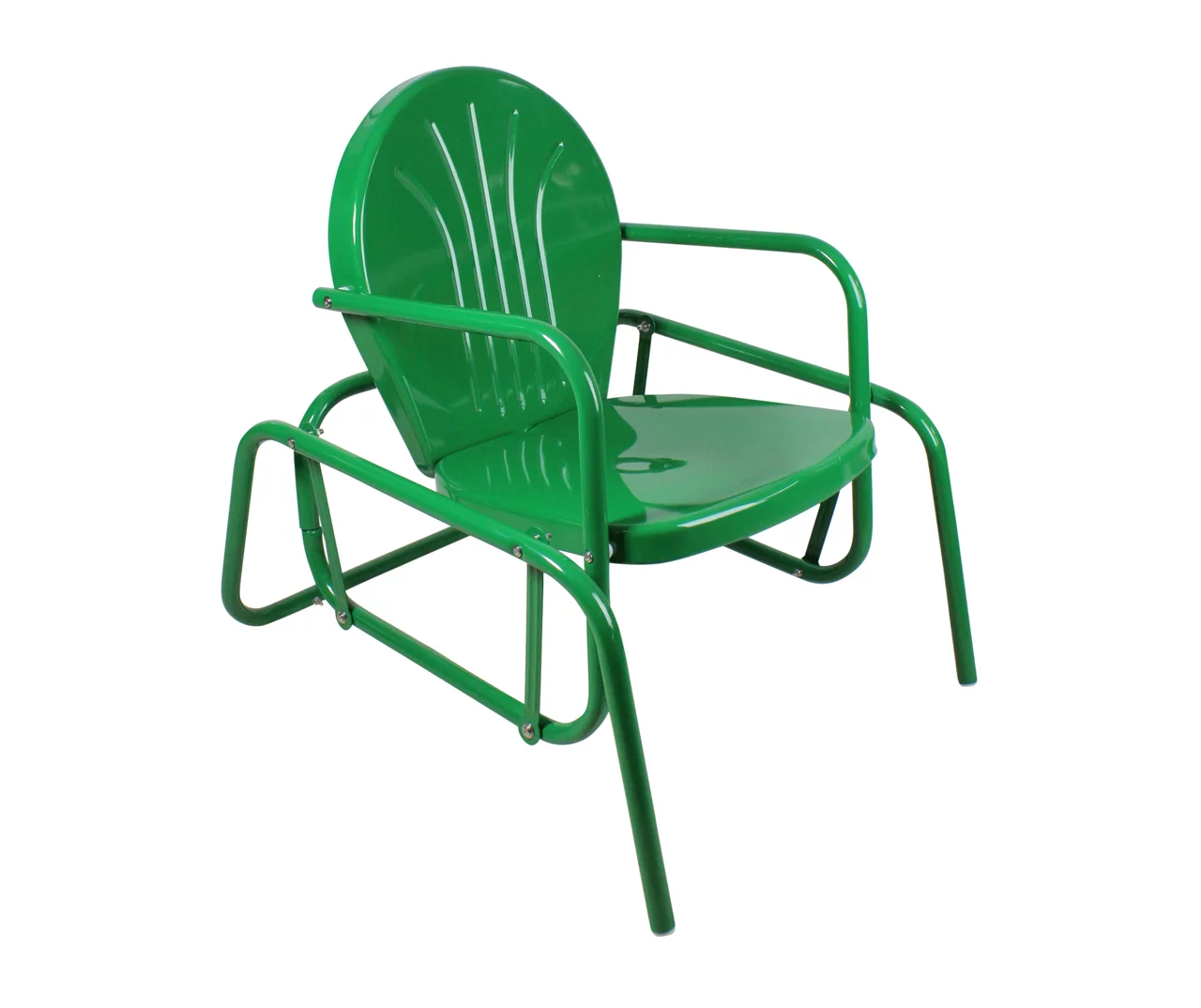 Northlight Retro Tulip Metal Patio Glider Chair - Image 10