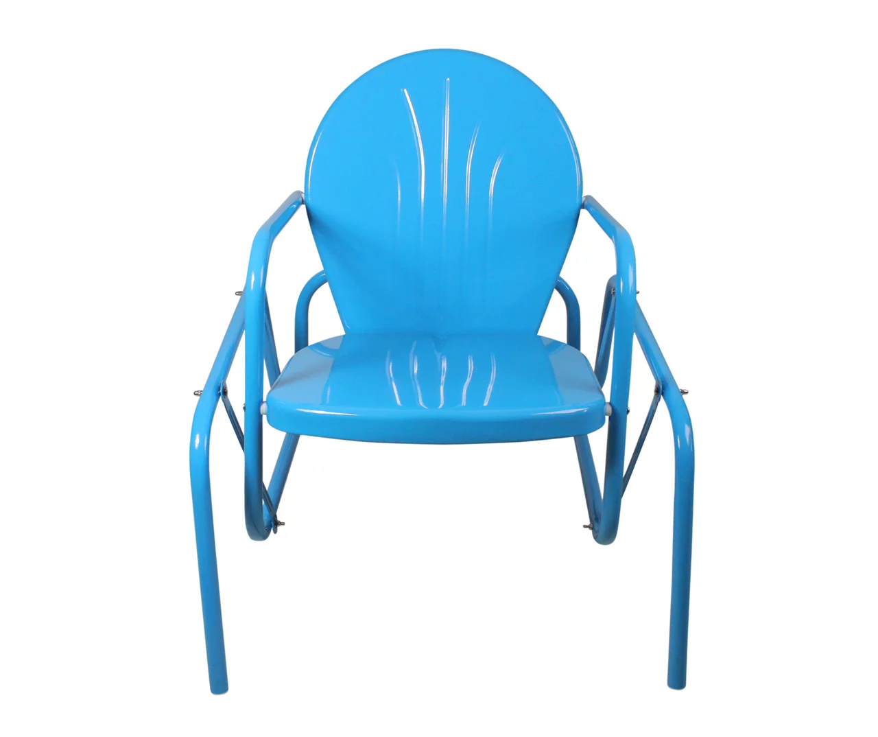 Northlight Retro Tulip Metal Patio Glider Chair - Image 4