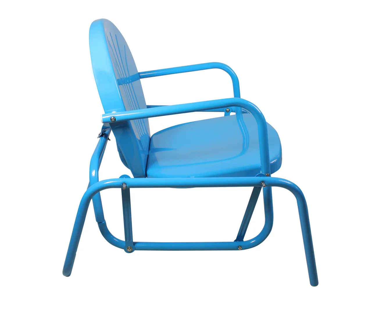 Northlight Retro Tulip Metal Patio Glider Chair - Image 18
